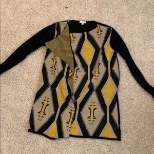 Black and gold cardigan